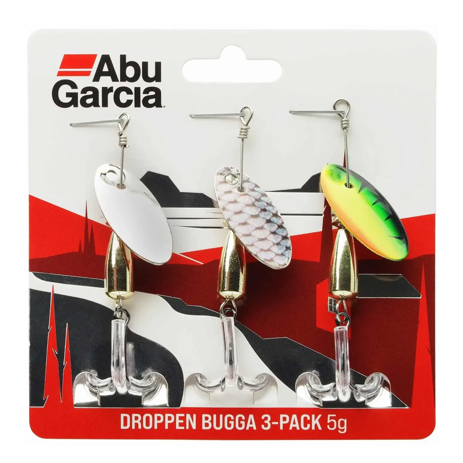 Abu Garcia Droppen Bugga 5,0g 3-Pack Spinner-Set