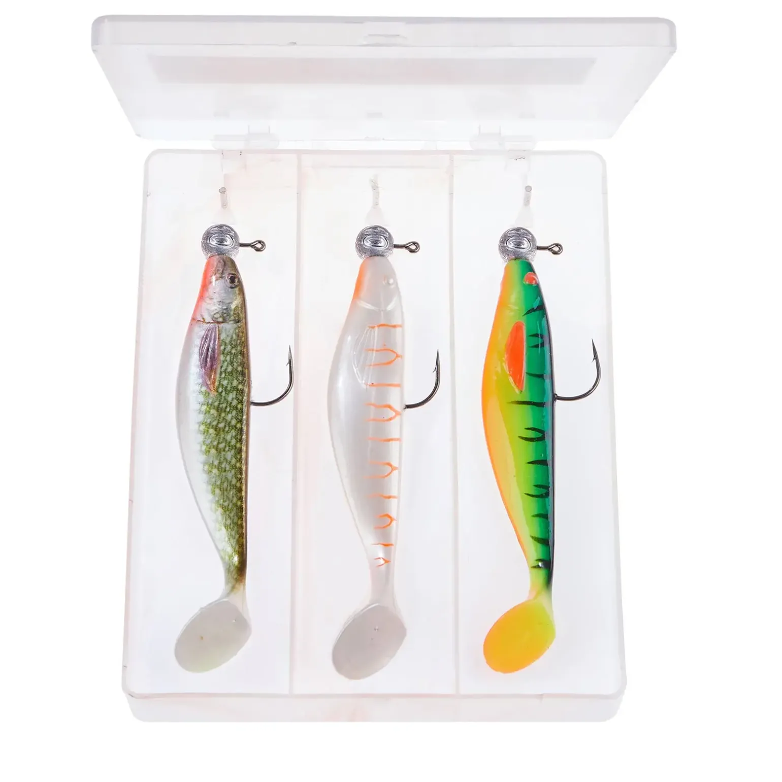 Balzer Matze Koch Gummifisch Box 4 – Hecht Angelset
