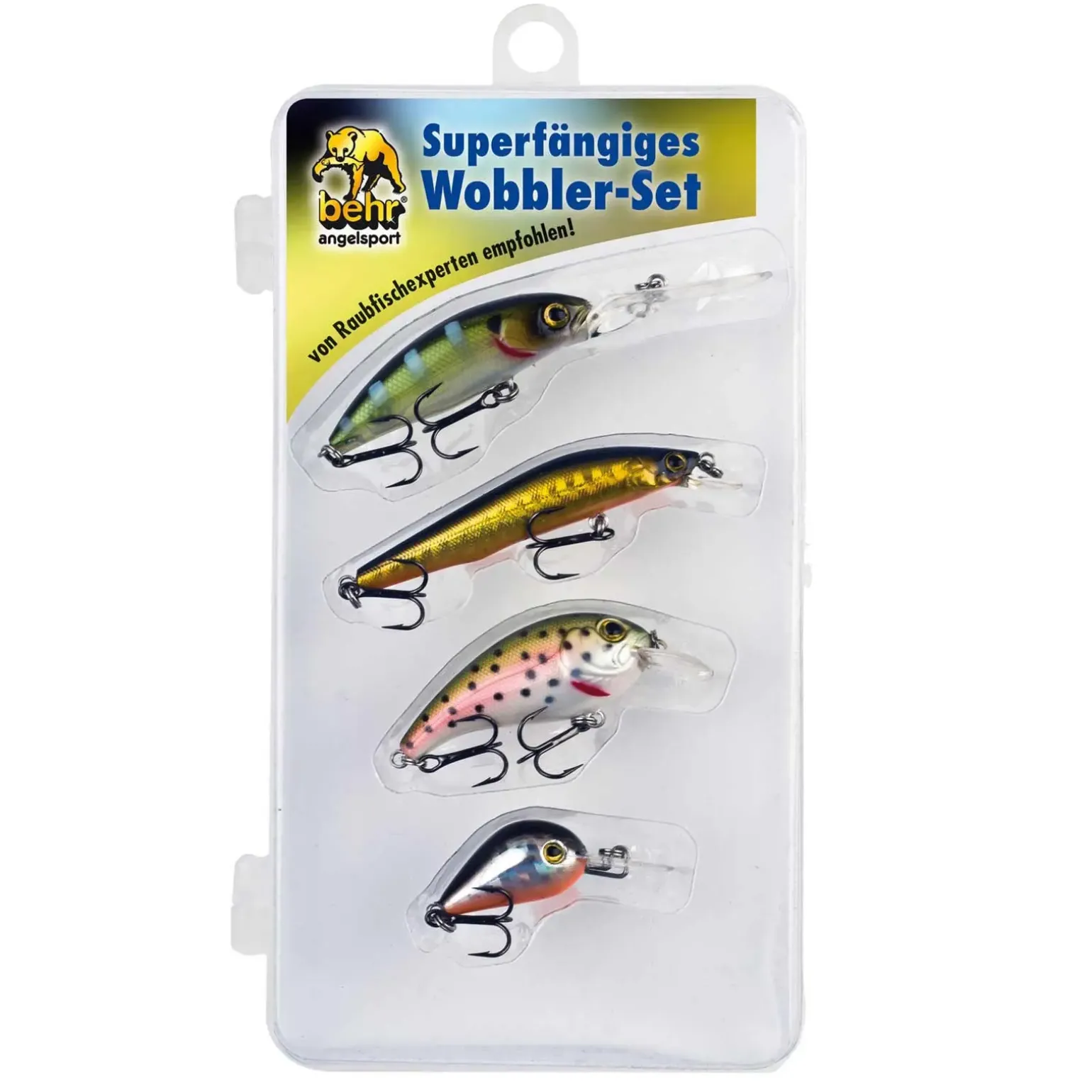 Behr Barsch Forelle 4 Stück Wobbler Set