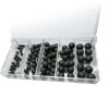 Behr Premium Gummiperlen-Sortiment 1 – Angeln Set 6 Größen / 100 Stück + Box