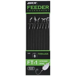 BKK Feeder Tournament FT-1 push-lock #10 gebundener Feederhaken