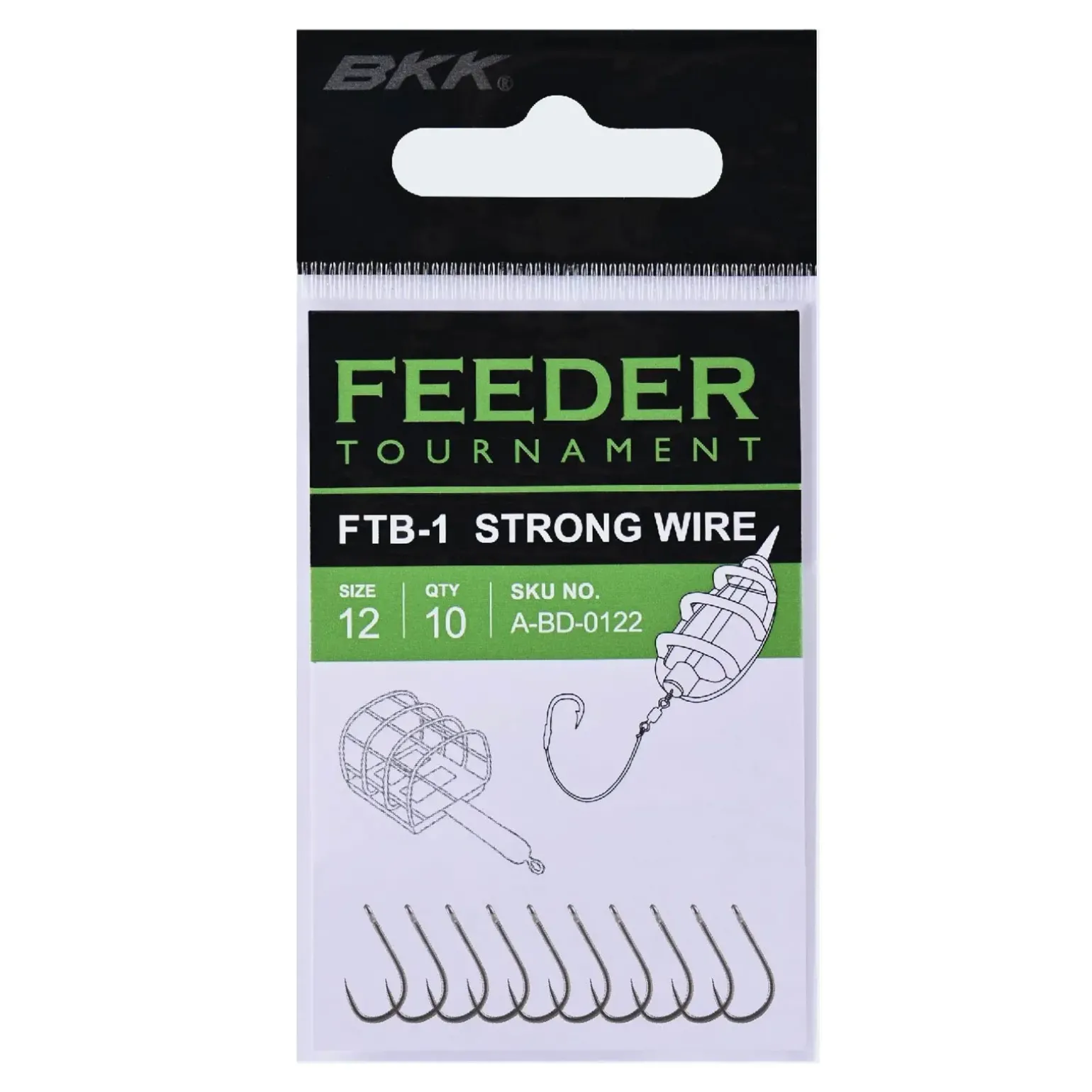 BKK Feeder Tournament FTB-1 #14 Feederhaken ohne Widerhaken