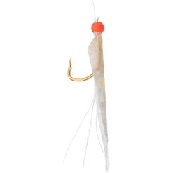 BKK Micro Flash - NFA-02 Natural fish skin + Red resin - Fluorocarbon Gr.10 145cm Paternoster
