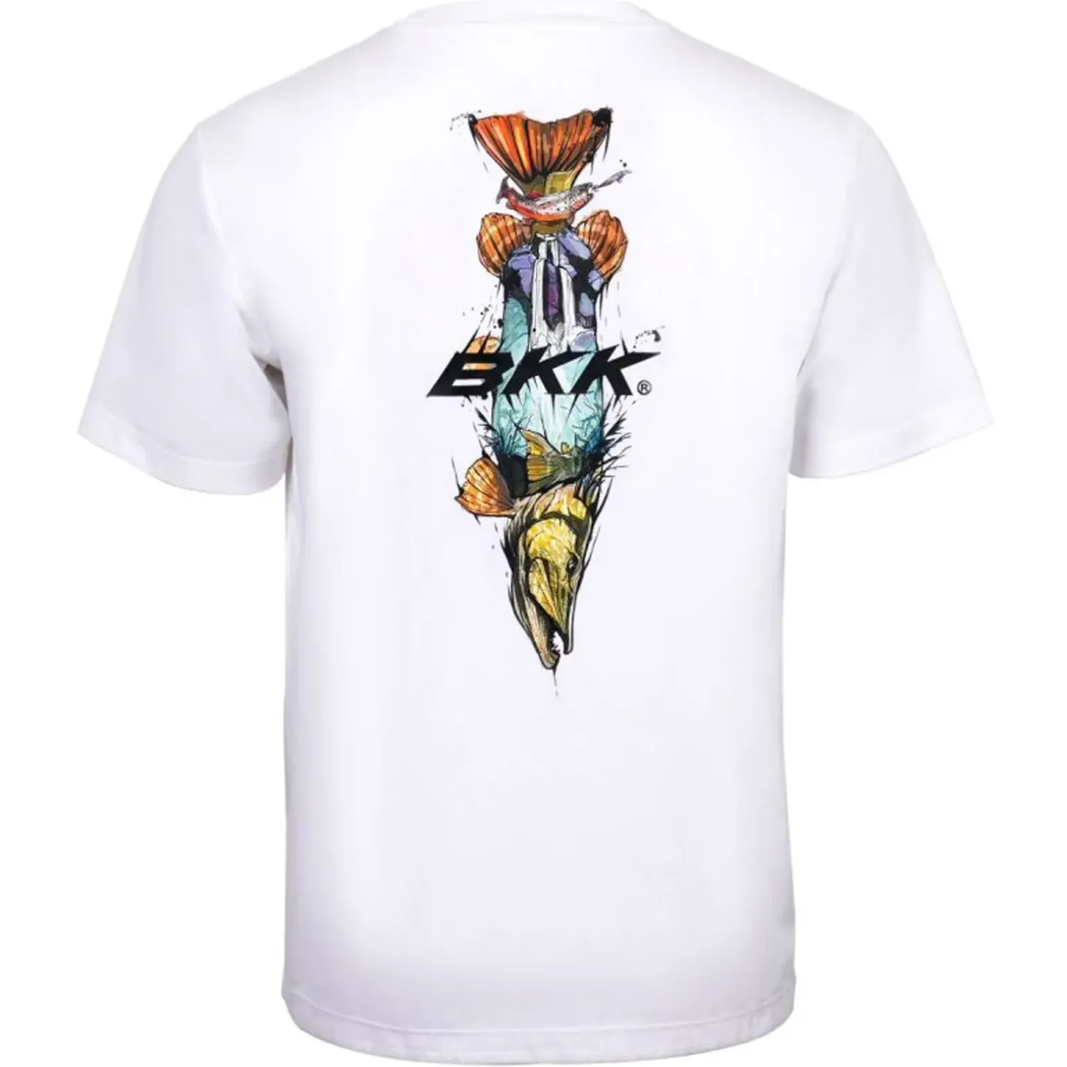 BKK Short Sleeve Casual Shirt - Brand Values Pike - White Gr. M T-Shirt