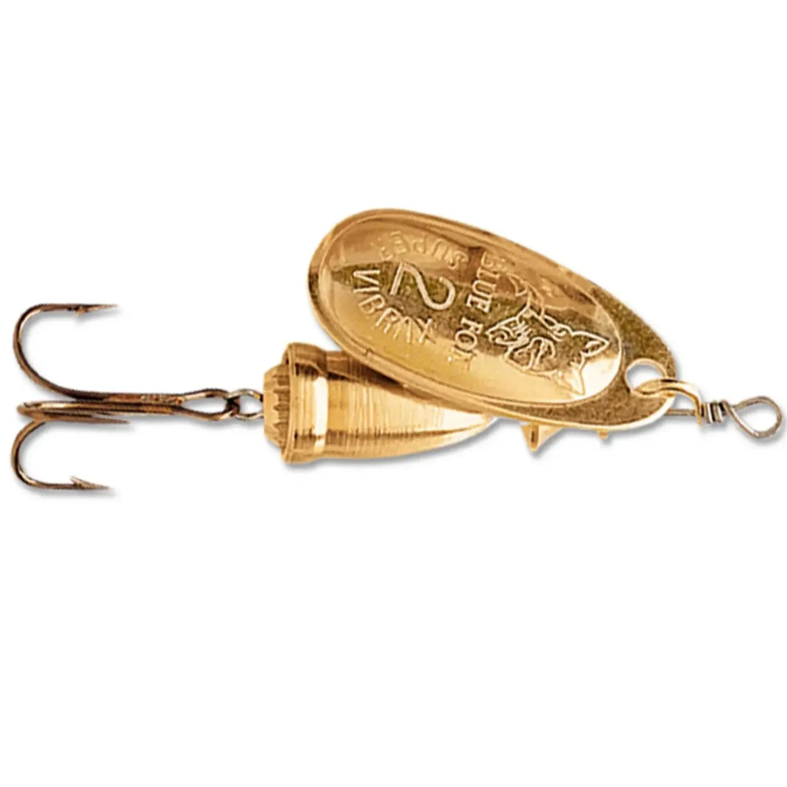 Blue Fox Vibrax Original 8g GP Messing Spinner