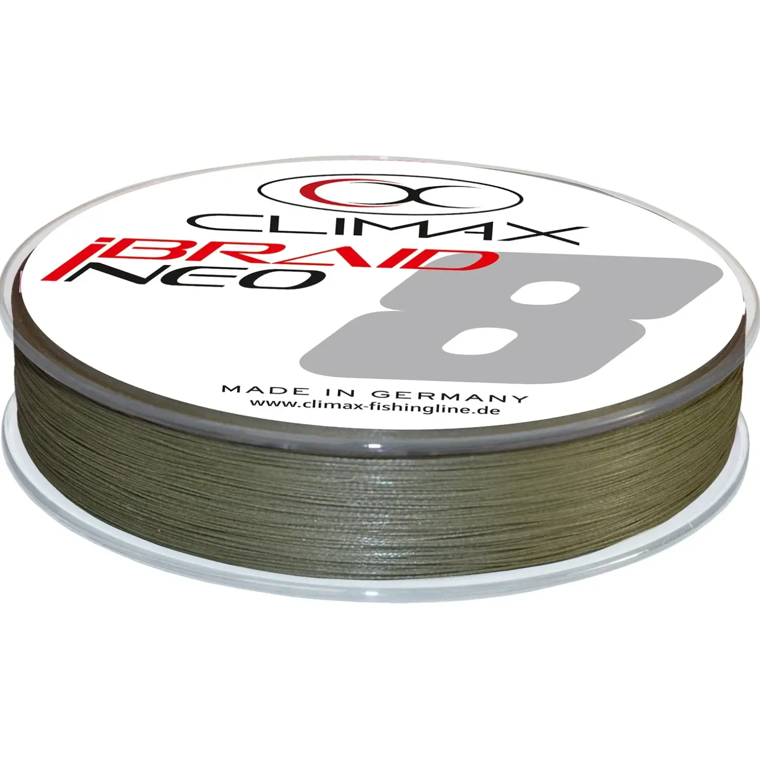 Climax iBraid NEO 135m 0,22mm olive Geflochtene Angelschnur