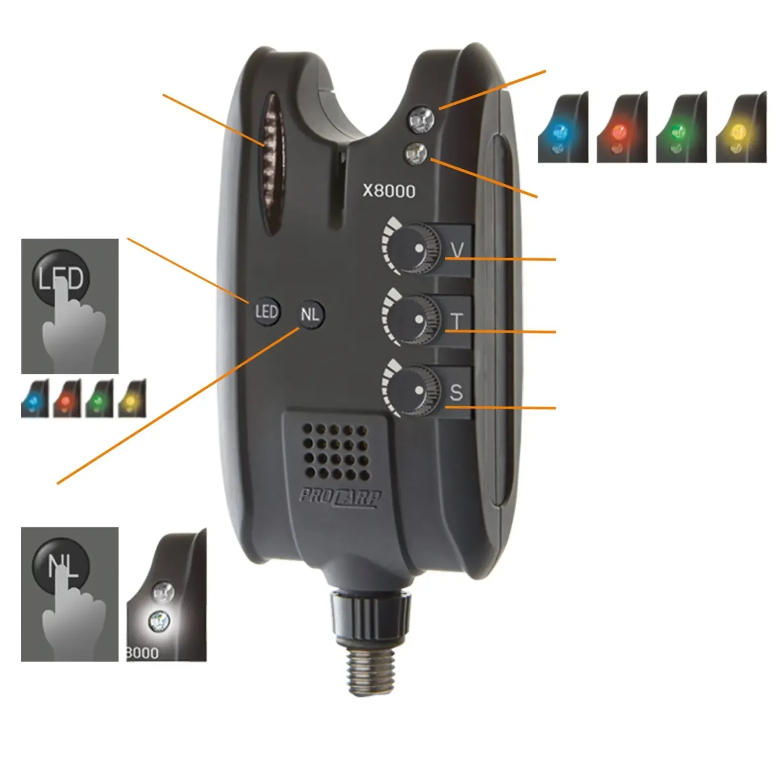 Cormoran Pro Carp X-8000 Bissanzeiger