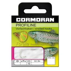 Cormoran Profiline Forellenhaken gebunden Gr10 0,20mm