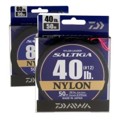Daiwa Saltiga Nylon Leader 0,74mm 31,8kg 50m Geflochtene Vorfachschnur