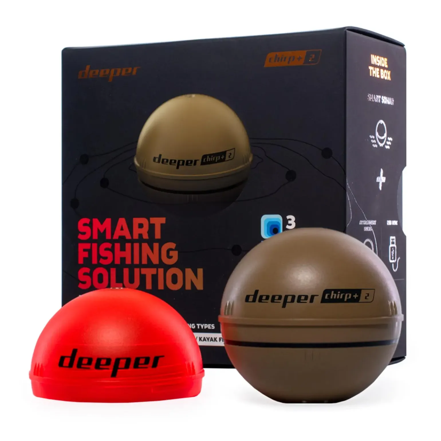 Deeper Chirp+2 Fishfinder Echolot