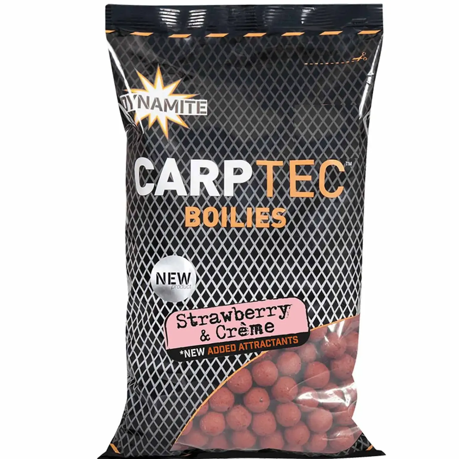 Dynamite Baits Carptec Strawberry&Creme 900g 20mm Boilies
