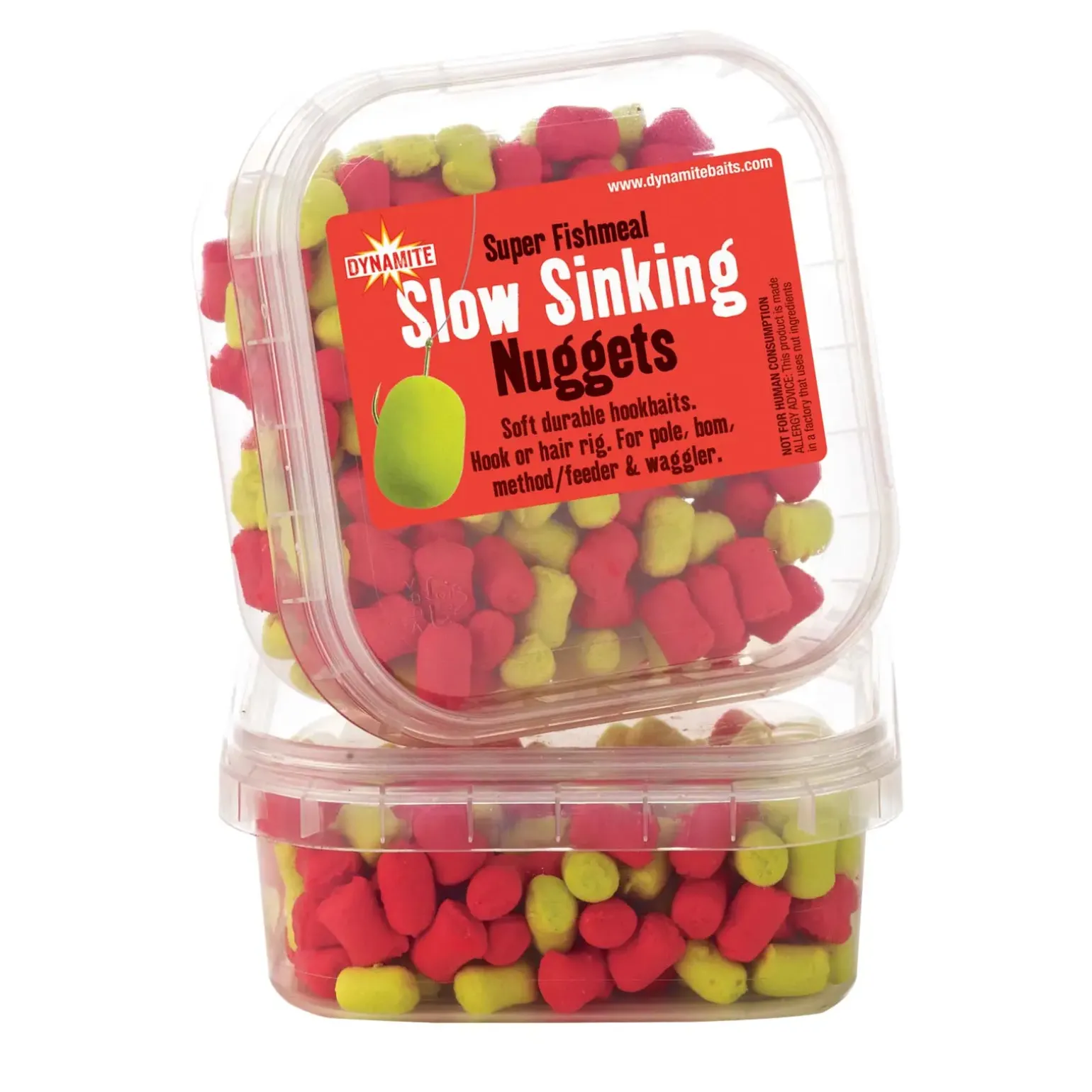 Dynamite Baits NUGGETS POP UP RED/YELLOW Fishmeal 60,0g Karpfenköder