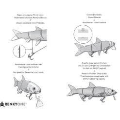 FishingGhost RenkyOne 18cm Green Inferno Hybrid Swimbait