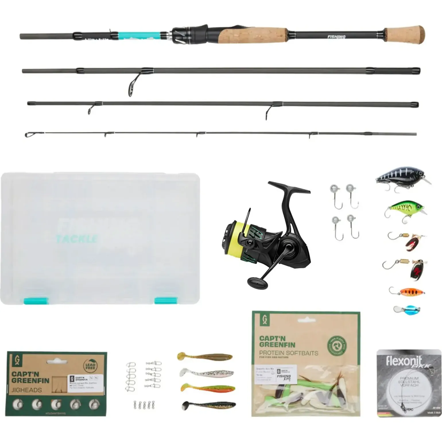 Fishing-King Komplett-Set Forelle/Barsch