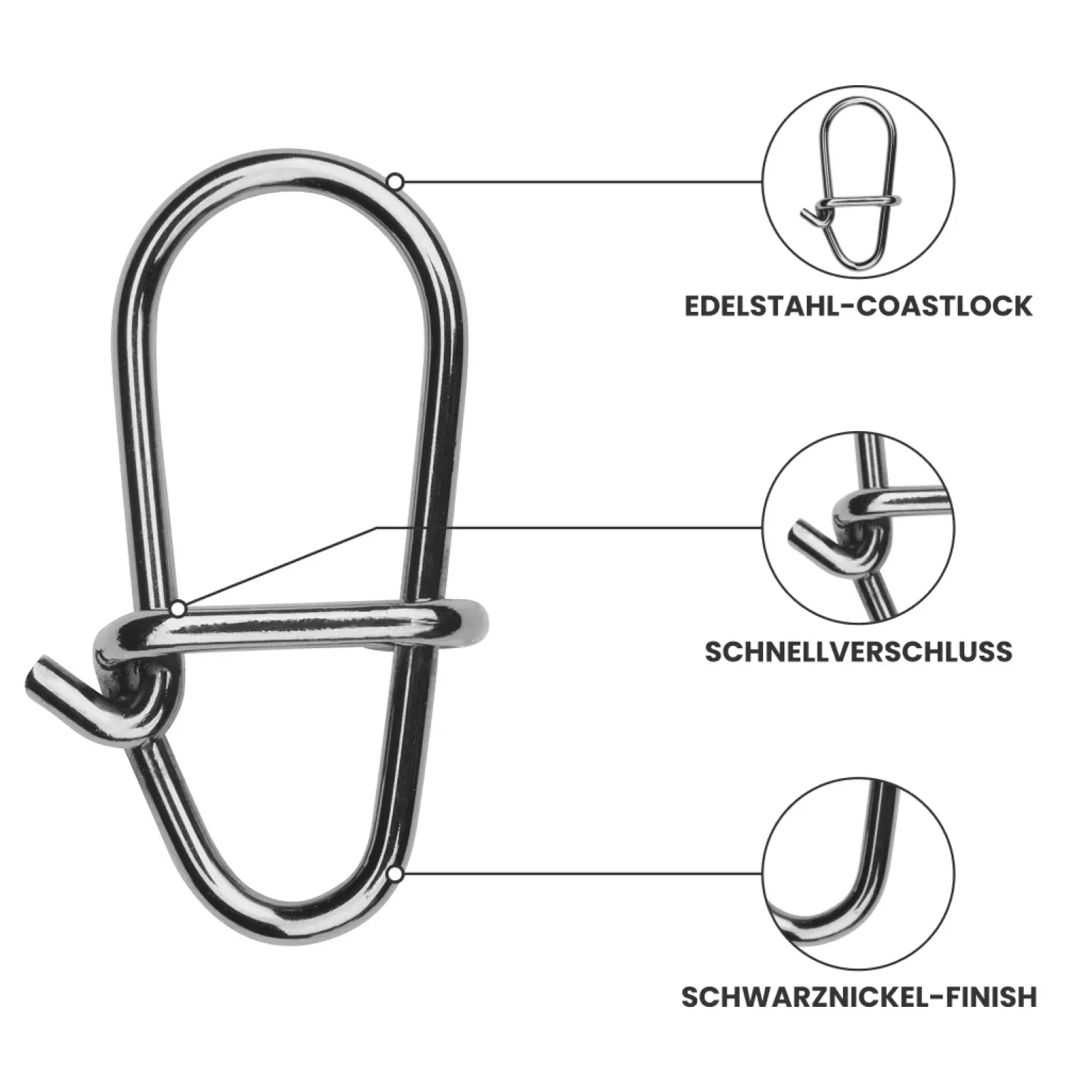 Fishing-King Tackle Barsch Duolock Snap
