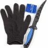 Fladen Filetierset – Filetiermesser + Messerschärfer + Schutzhandschuh