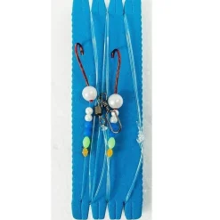Fladen Paternoster Rig 1/0 weiß blau gelb grün Brandungsvorfach