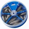 Fladen Rubbersinker mit Innengummi Set bleifrei 5 Gewichte – Alternative zu Bleioliven