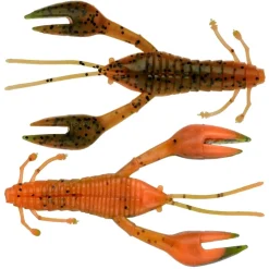 Gunki Hourra Craw Up 75 Watermelon Orange Gummikrebs