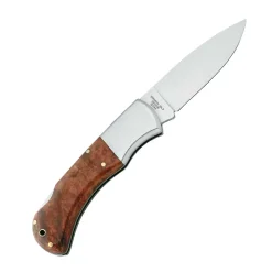 Herbertz Taschenmesser AISI 420 18cm Wurzelholz-Schalen