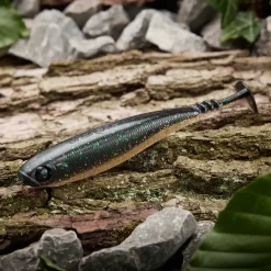 Jackson Green Pure Slim Shad 12,0cm Midnight Black Gummifisch