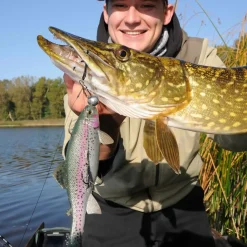 Jackson The Trout 13cm Rainbow Trout Gummifisch