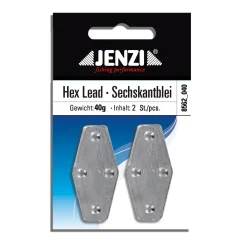 Jenzi 40g 2Stk Sechskantblei