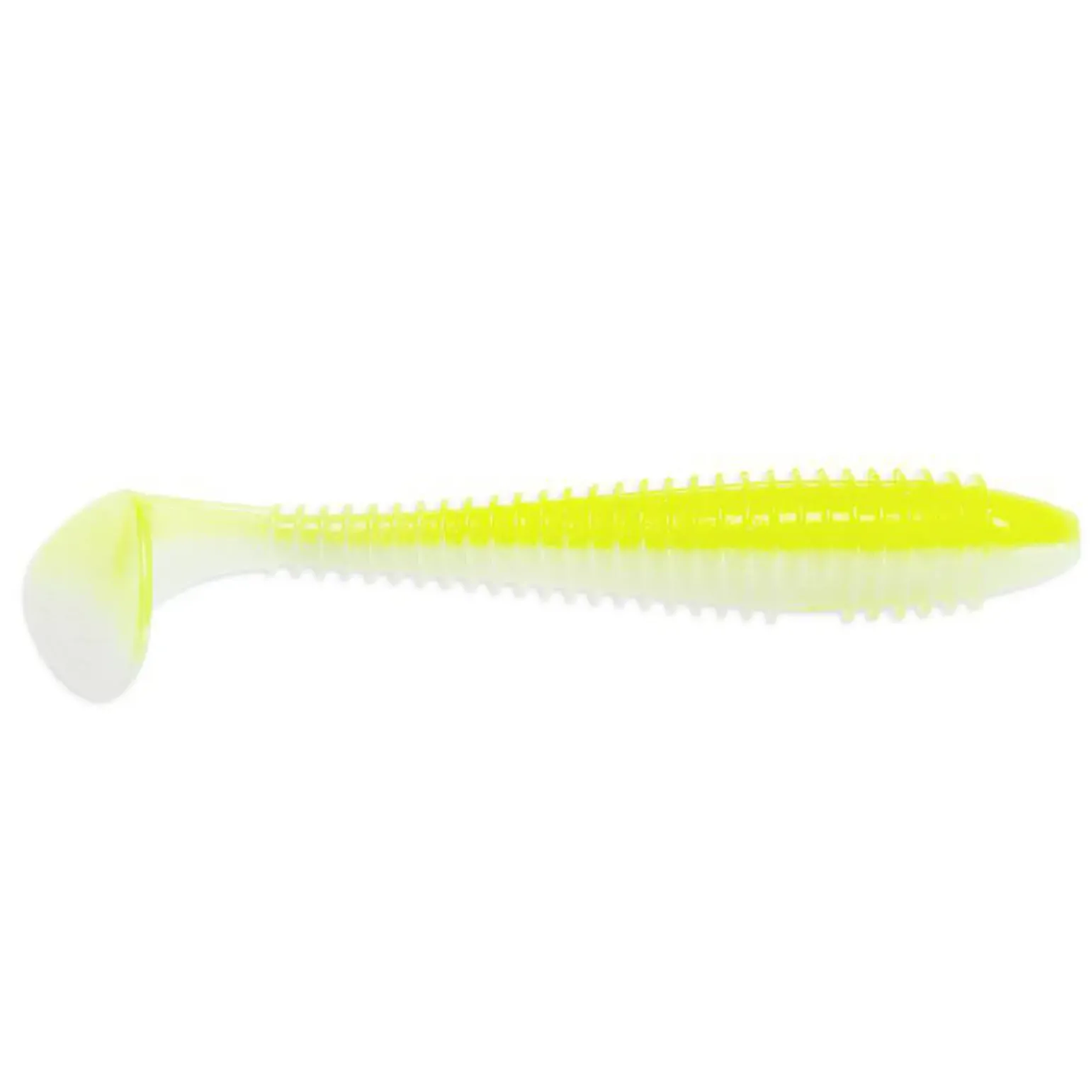 Keitech Fat Swing Impact 9,7cm Chartreuse Shad Gummifisch