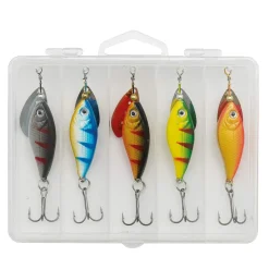 Kinetic CY Angeln Spinner Angelköder Angelset - 5 Raubfischspinner 9g mit Box