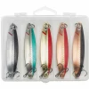 Kinetic Jebo Lachs-Blinker Angelset - 5 Lachsköder 34g mit Köderbox