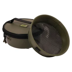 Korum EVA Solid Groundbait Bowl & Riddle Grundfutter Schüssel