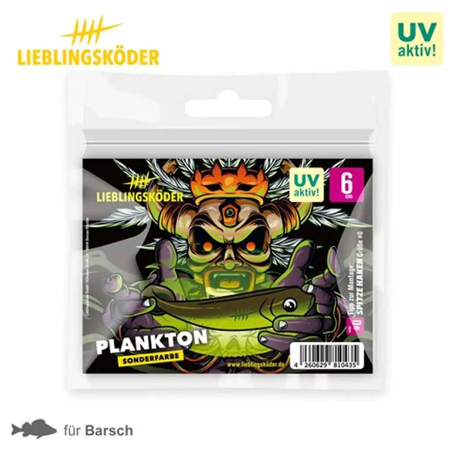 Lieblingsköder 6,0cm Plankton Gummifisch