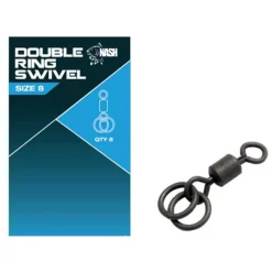 Nash Double Ring Swivel Wirbel Karpfenangeln Zubehör