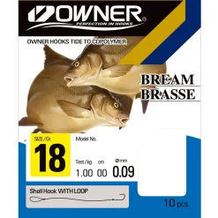 Owner Brasse Gunsmoke gebundene Haken Gr.6