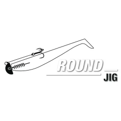 Quantum Q-Screw-Jigs Rundkopf 25g matt schwarz Schraub-Jigkopf
