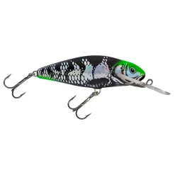 Salmo Perch 8,0cm Deep Runner Holo Dark Green Head Wobbler