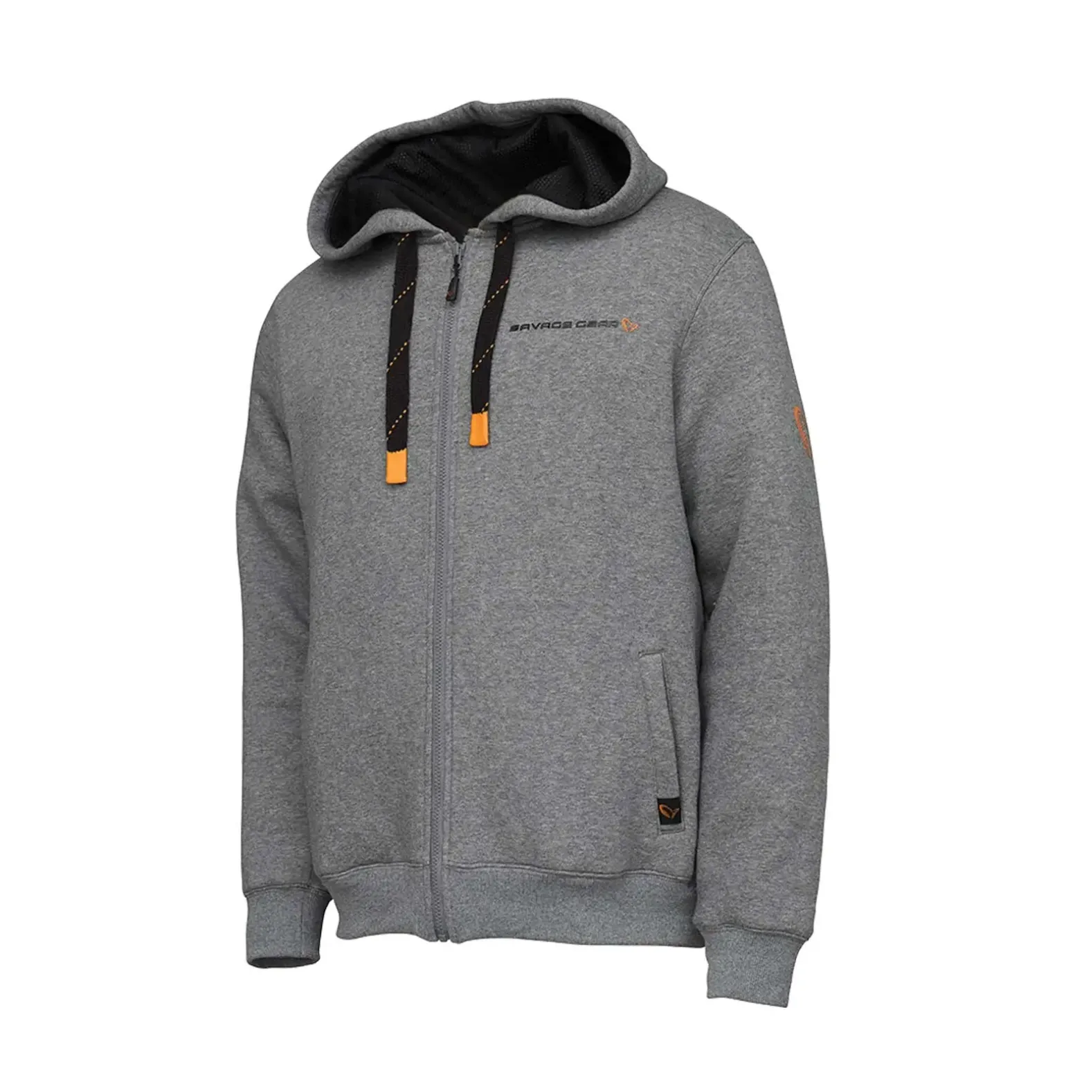 Savage Gear Classic Zip Hoodie Xl Grey Melange Kapuzen-Pullover