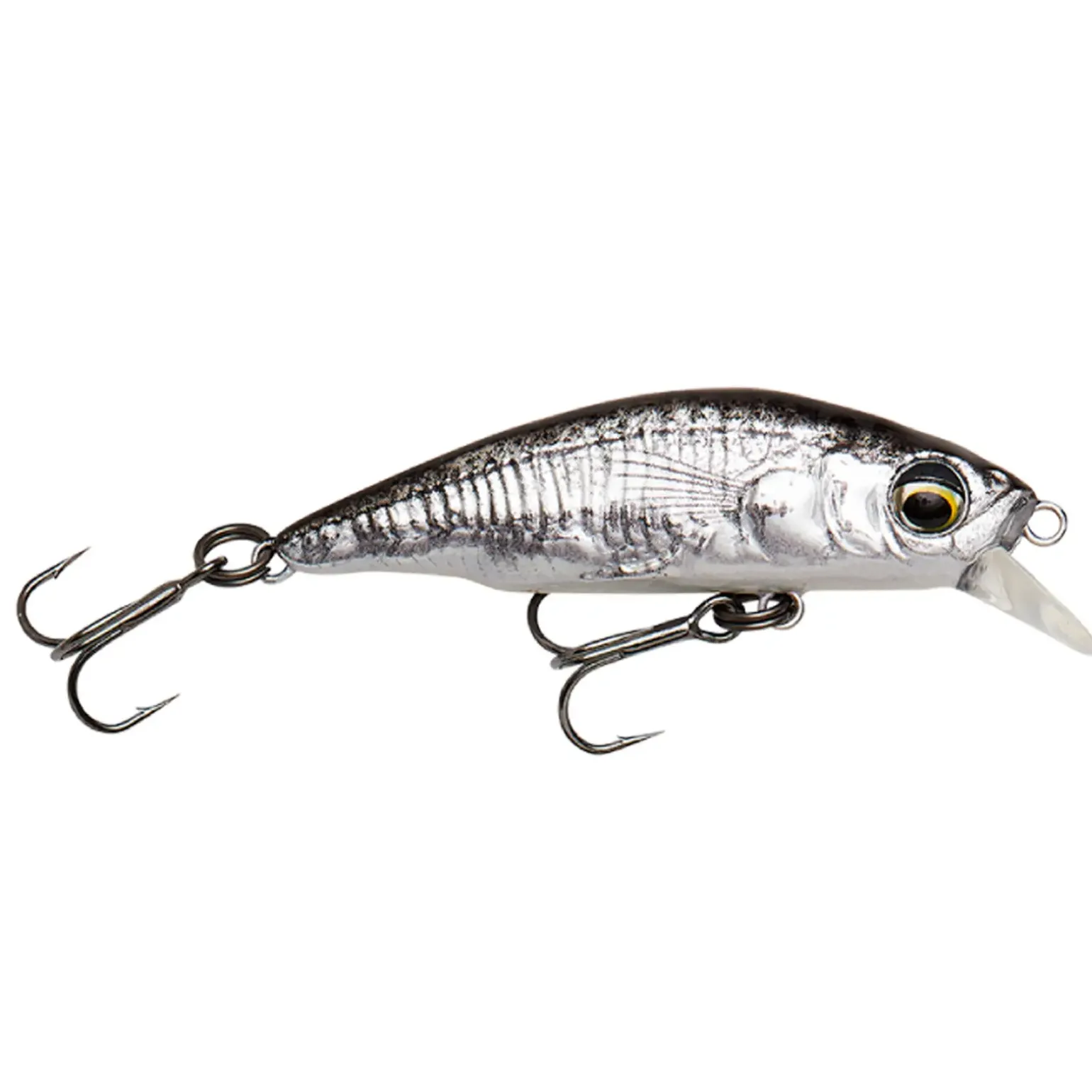 Savage Gear 3D Sticklebait Twitch 5.5cm 7,0g Sinking Black Silver Wobbler