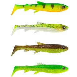 Savage Gear 3D Whitefish Shad 9,0cm Dark Water Mix 4pcs. Gummifisch