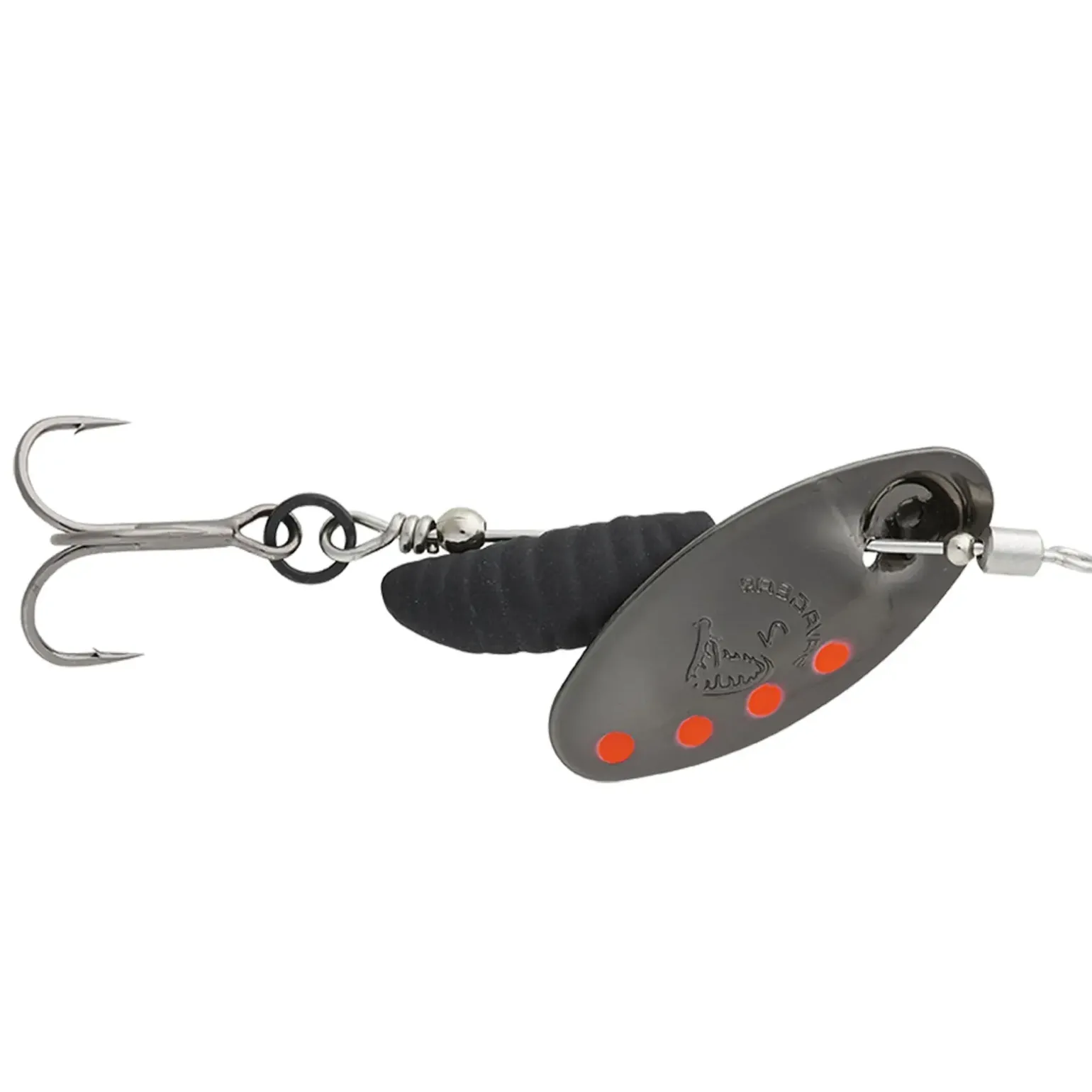 Savage Gear Grub Spinners #1 3.8g Sinking Silver Red Black bleifrei