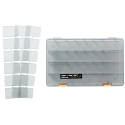 Savage Gear Lurebox 6B Smoke 36X22.5X5Cm Köderbox Angelbox