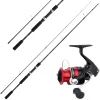 Shimano Rolle Sienna & Shimano Rute 2,70m 14-40g Angelset Allround-Angeln Combo