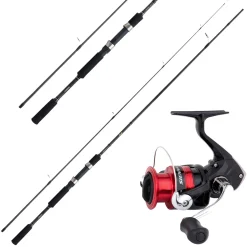 Shimano Rolle Sienna & Shimano Rute 2,70m 14-40g Angelset Allround-Angeln Combo