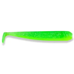 Sänger Iron Claw Moby Long Shad 2.0 11,5cm Fluo Yellow Chartr. Gummifisch