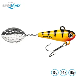 SpinMad Originals Lemon Tiger 10g Jig Spinner