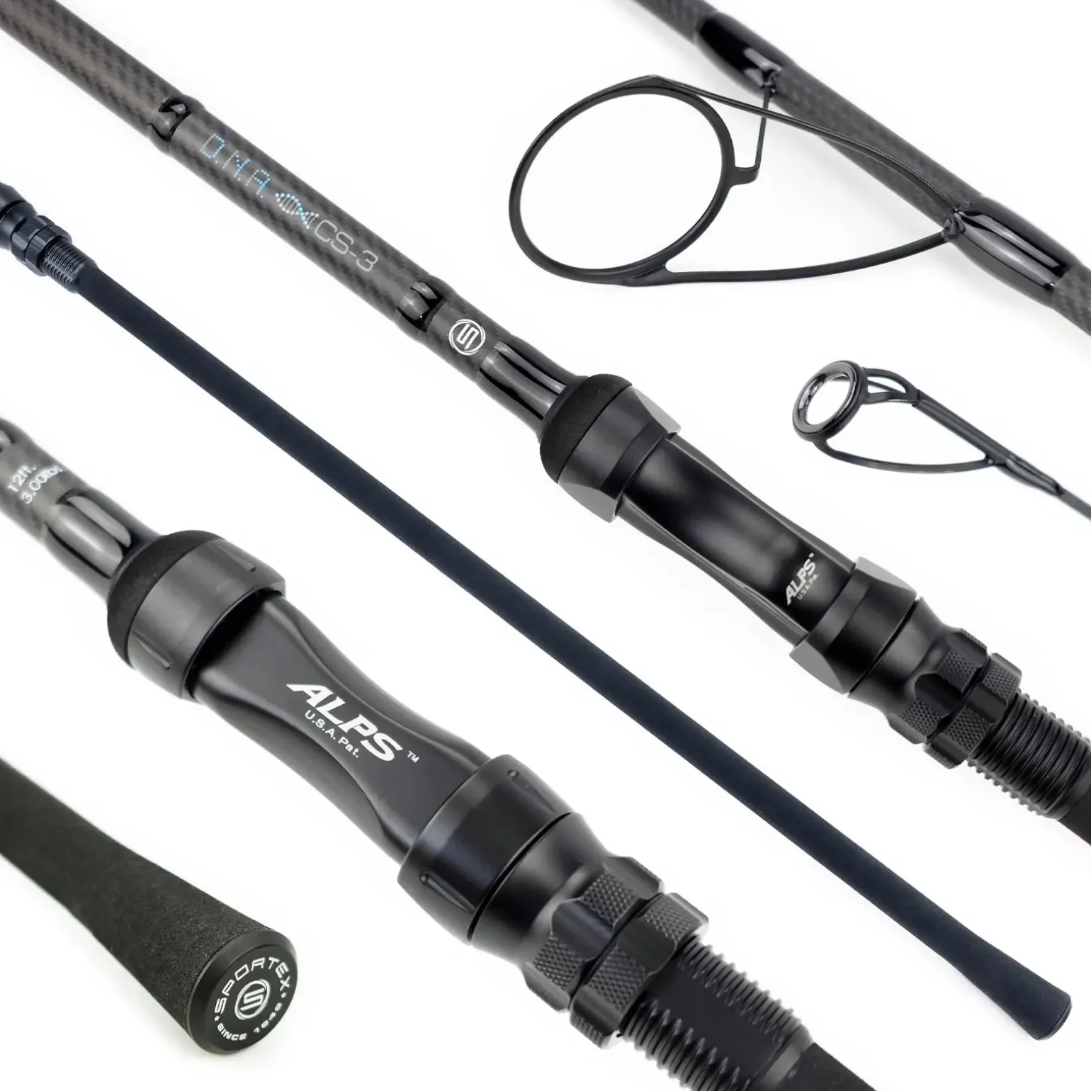 Sportex D.N.A. CS-3 12" 3,25lbs - AT Ti Forged AIR guides Karpfenrute
