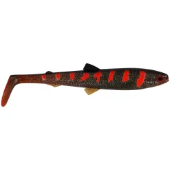 Westin BullTeez Shadtail 24cm 107g Motoroil Blood 1 Stück Gummifisch