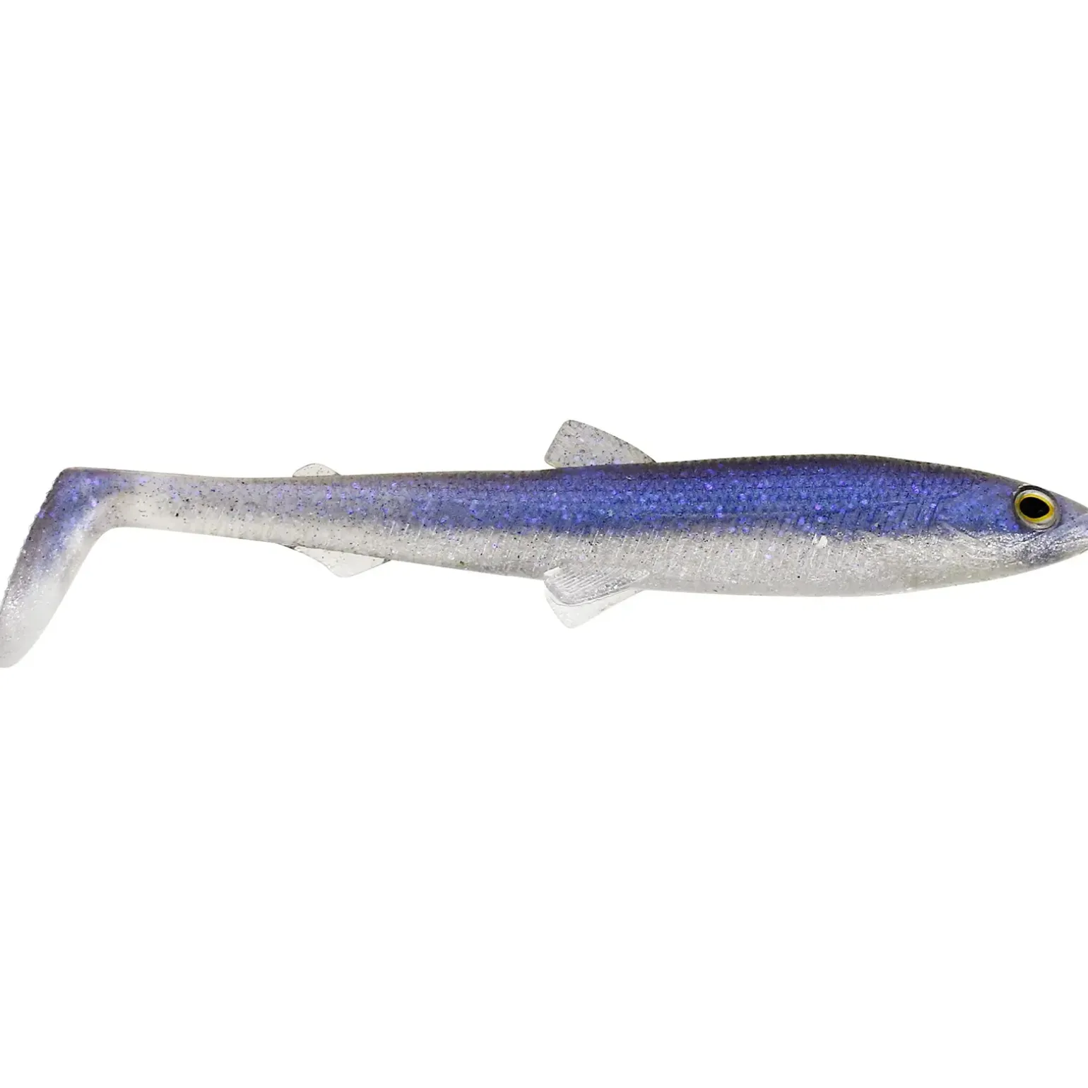 Westin BullTeez Shadtail 7,5cm 4g Sparkling Blue 3 Stück Gummifisch