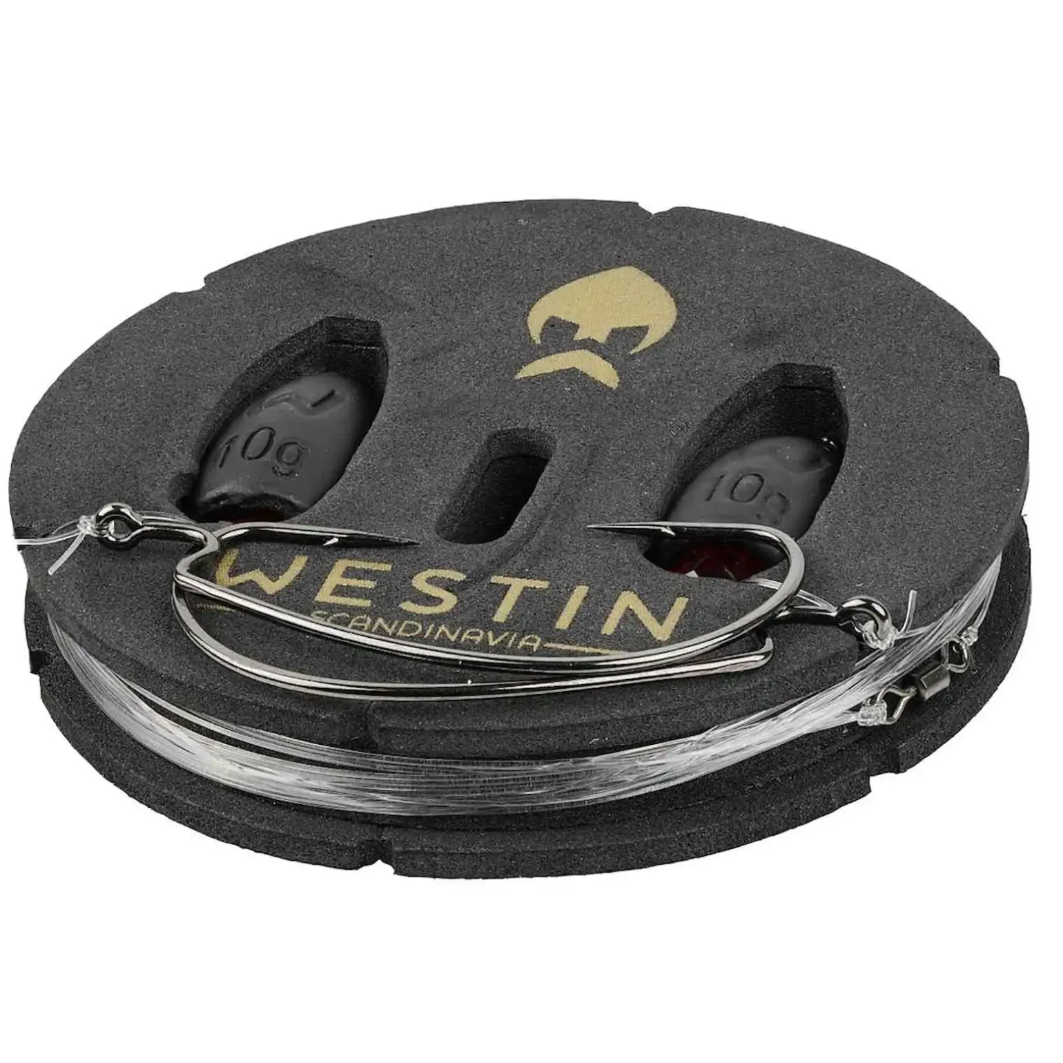 Westin Carolina Rig Kit 10g #2 70cm 0.34mm 0.26mm 2Pcs Angelset