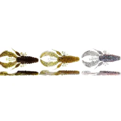 Westin Crecraw Creaturebait 8,5cm Clear Water Mix 25 5 Stück Gummikrebs